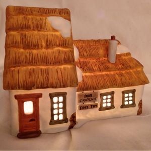 Department 56 Dickens village Bob Cratchit and tiny Tim’s house